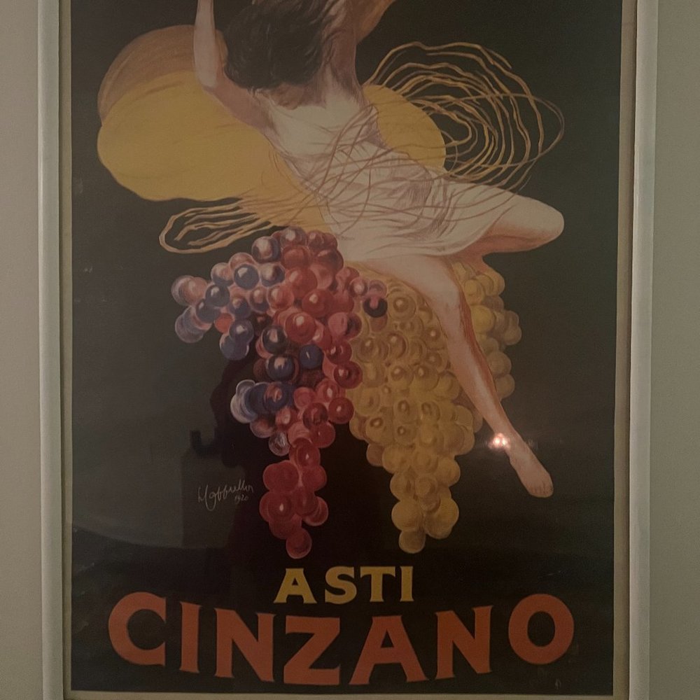 Poster/ White Washed Picture Frame